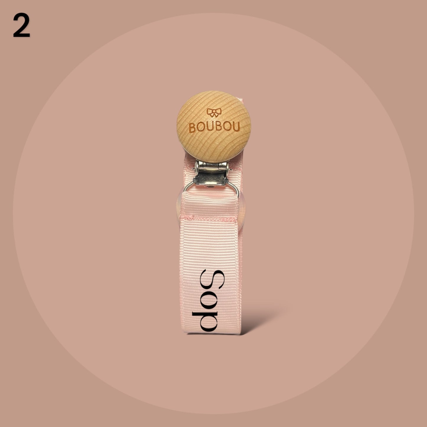 Schnullerkette - Rosa