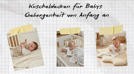 Kuscheldecken - Geborgenheit von Anfang an