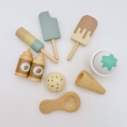 Montessori - Eiscreme Laden Set