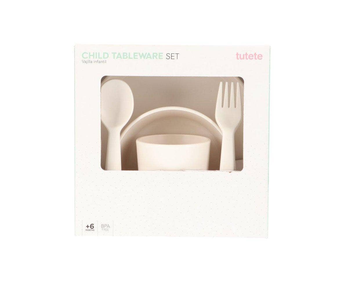 Children's Dinnerware Set in Ivory