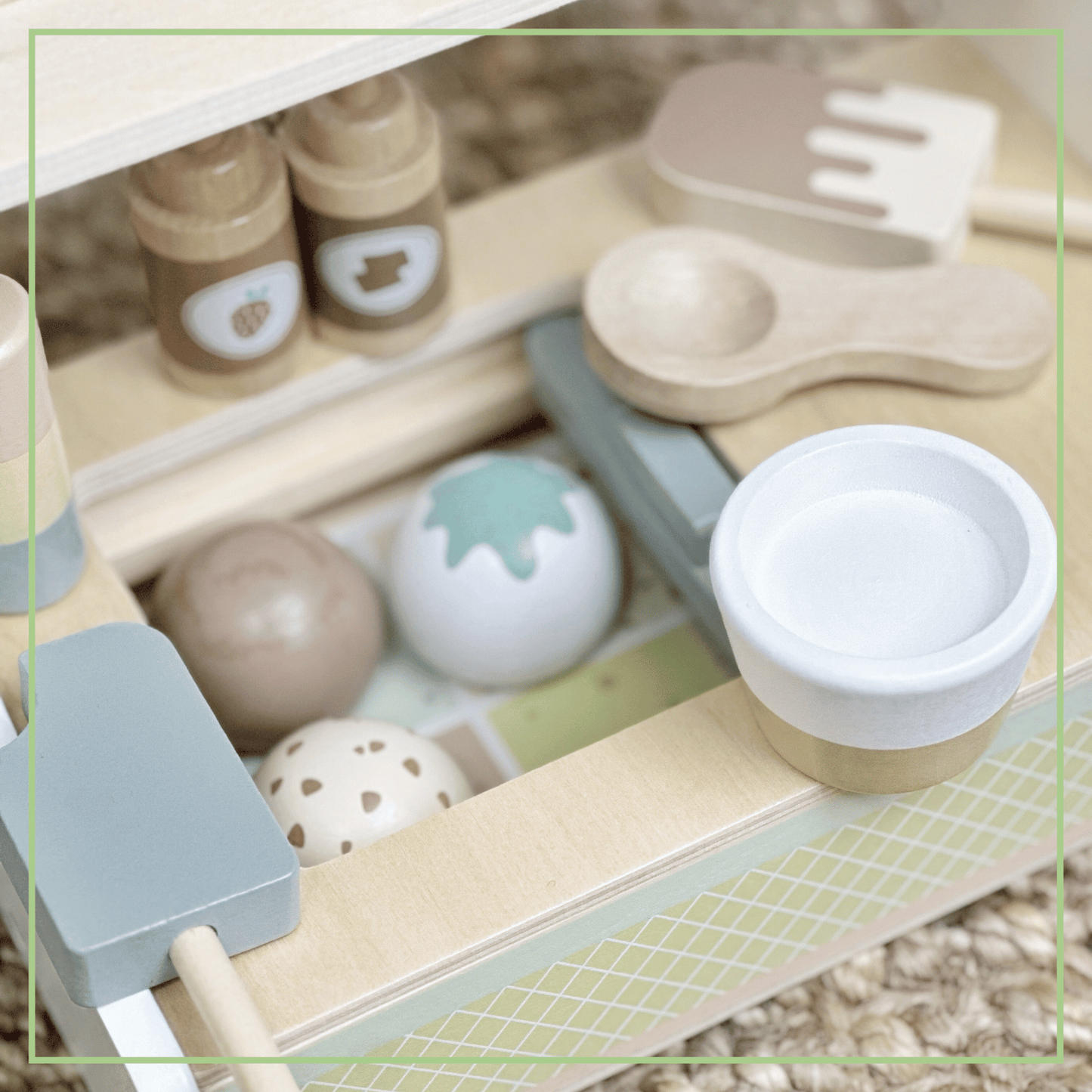 Montessori - Eiscreme Laden Set