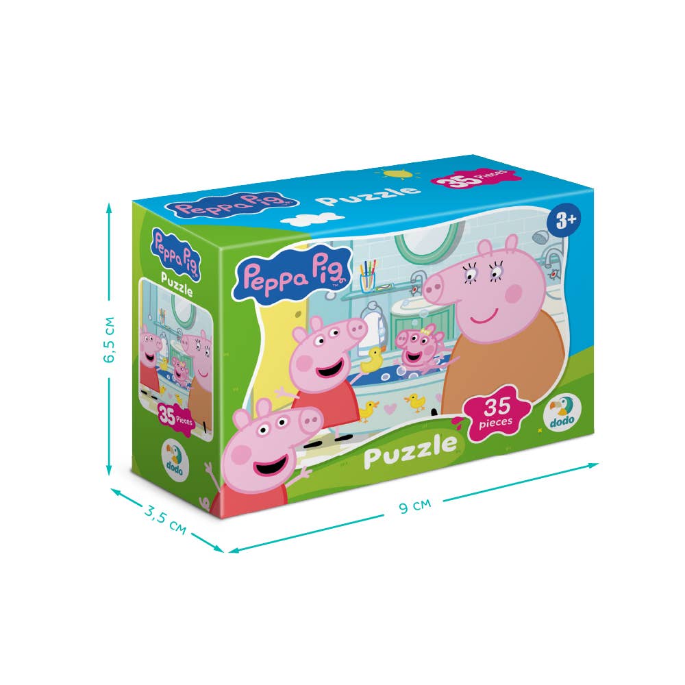 Puzzle 35 Teile - Peppa Pig Badespaß