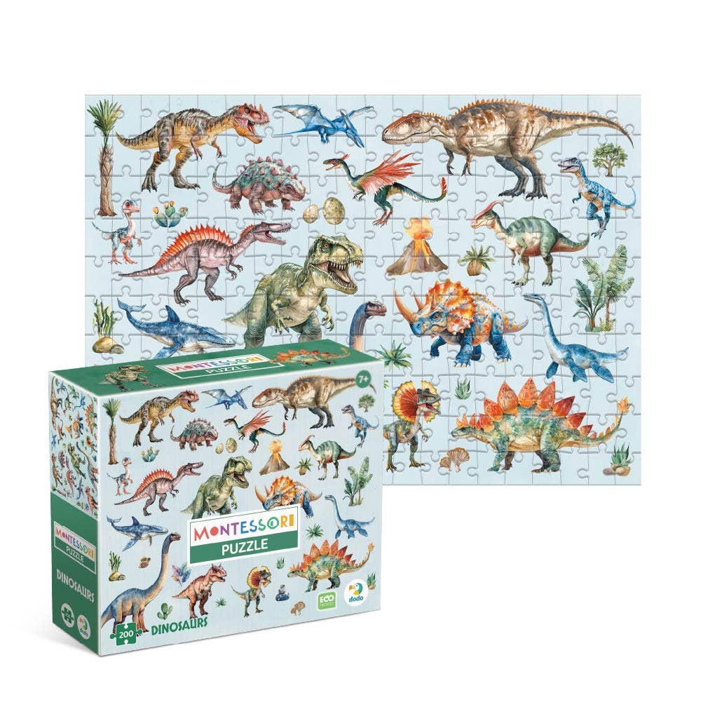 Montessori Dinopuzzle