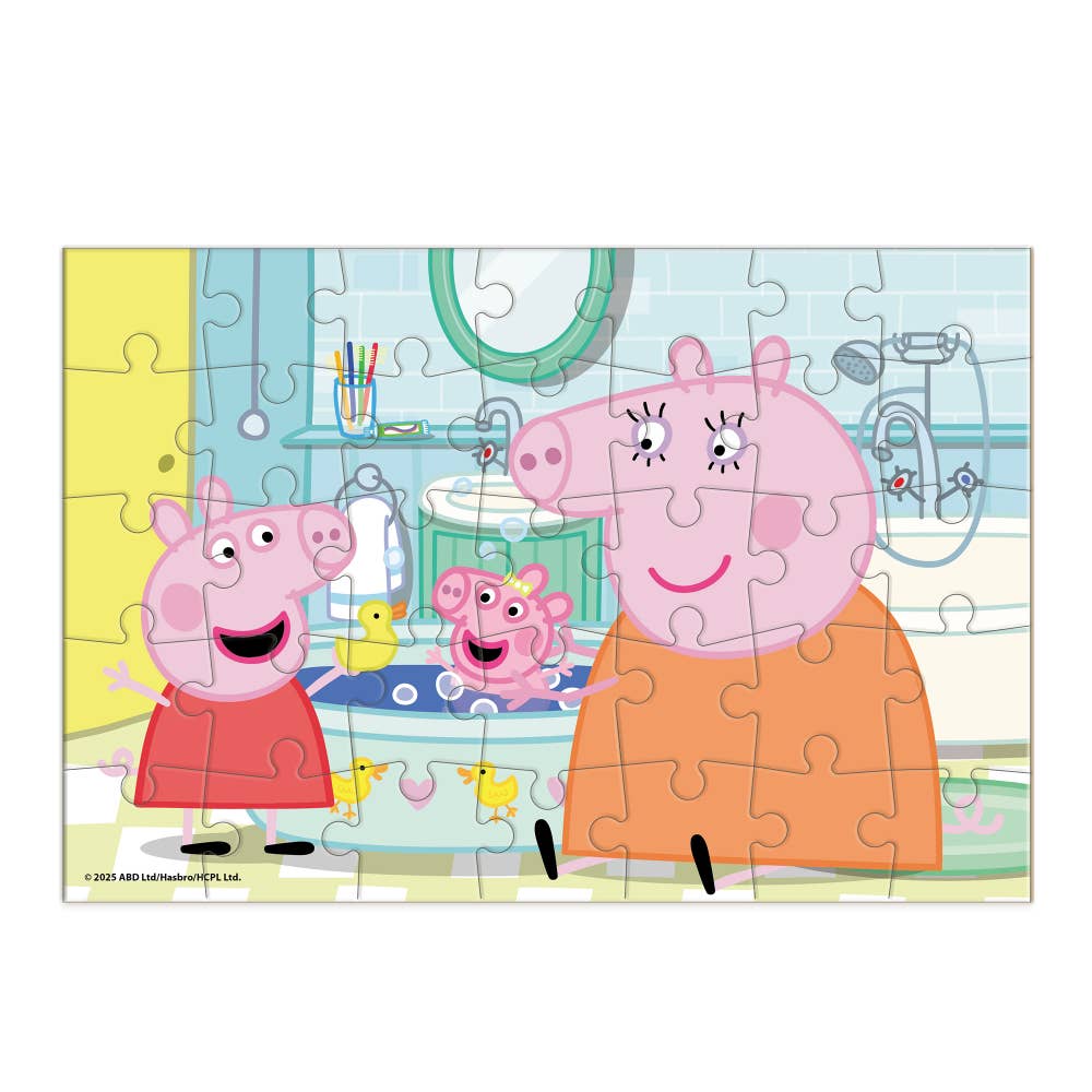 Puzzle 35 Teile - Peppa Pig Badespaß