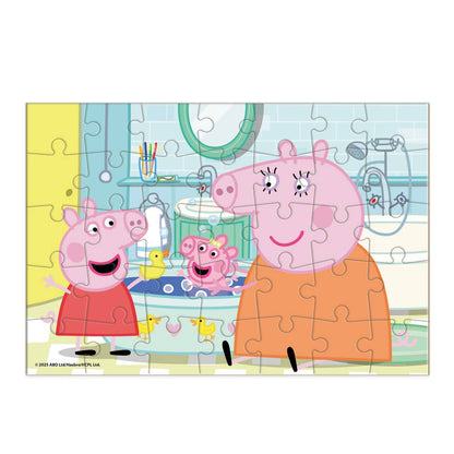 Puzzle 35 Teile - Peppa Pig Badespaß