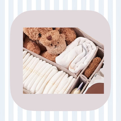 Wickeltasche - Greige