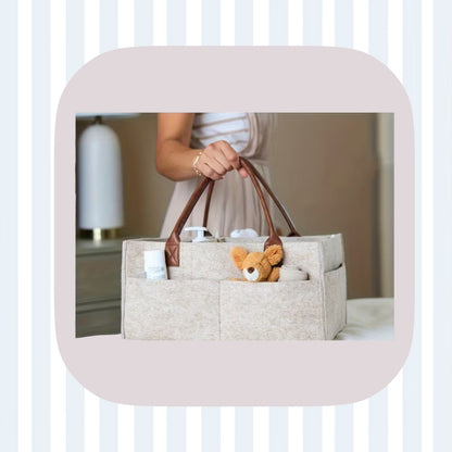 Wickeltasche - Greige