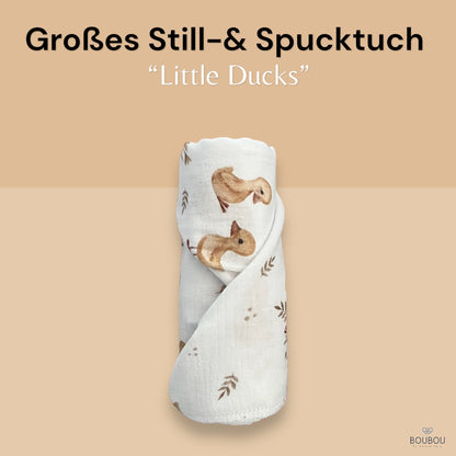 Großes Still- & Spucktuch "Little Duck"
