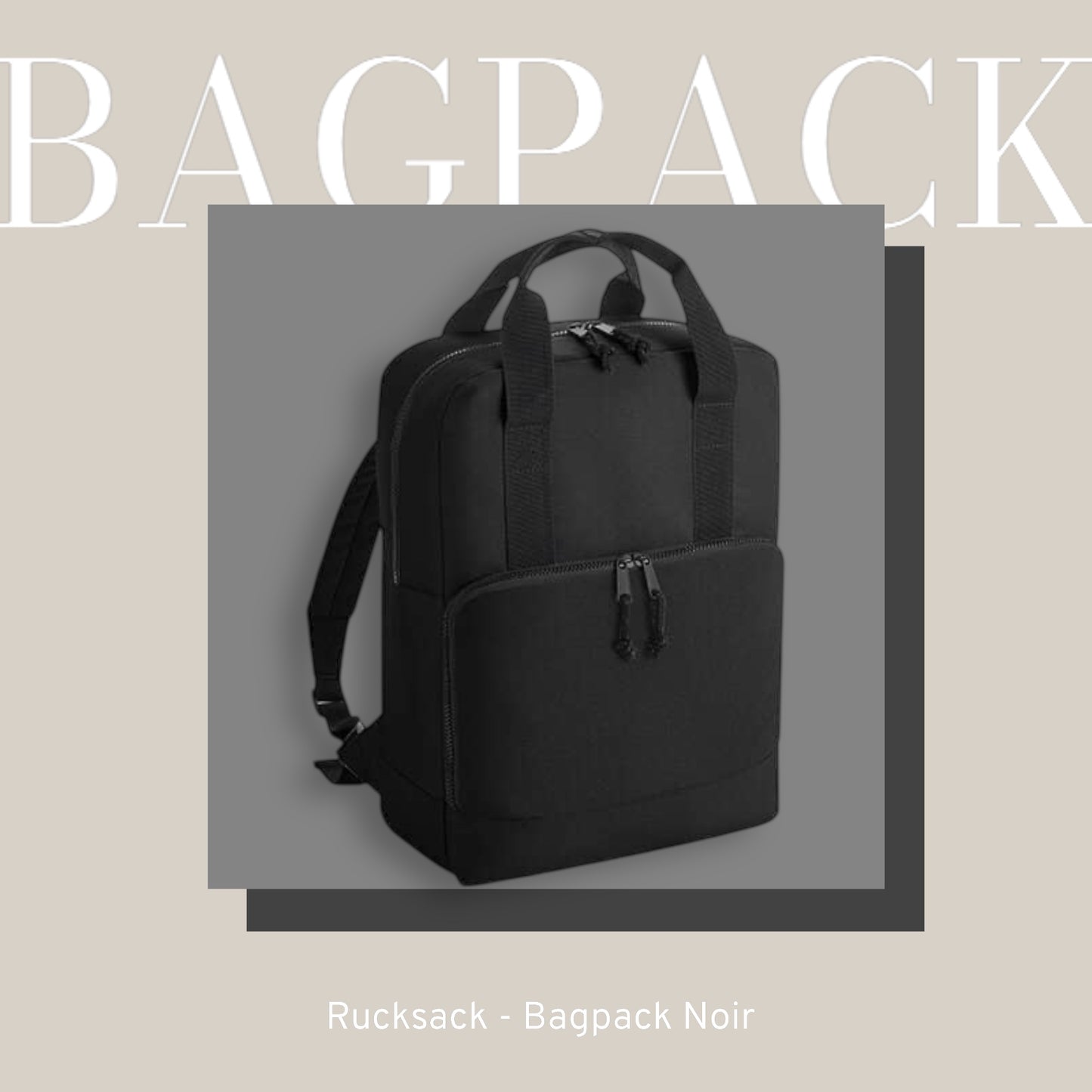 Rucksack BackPack - Noir