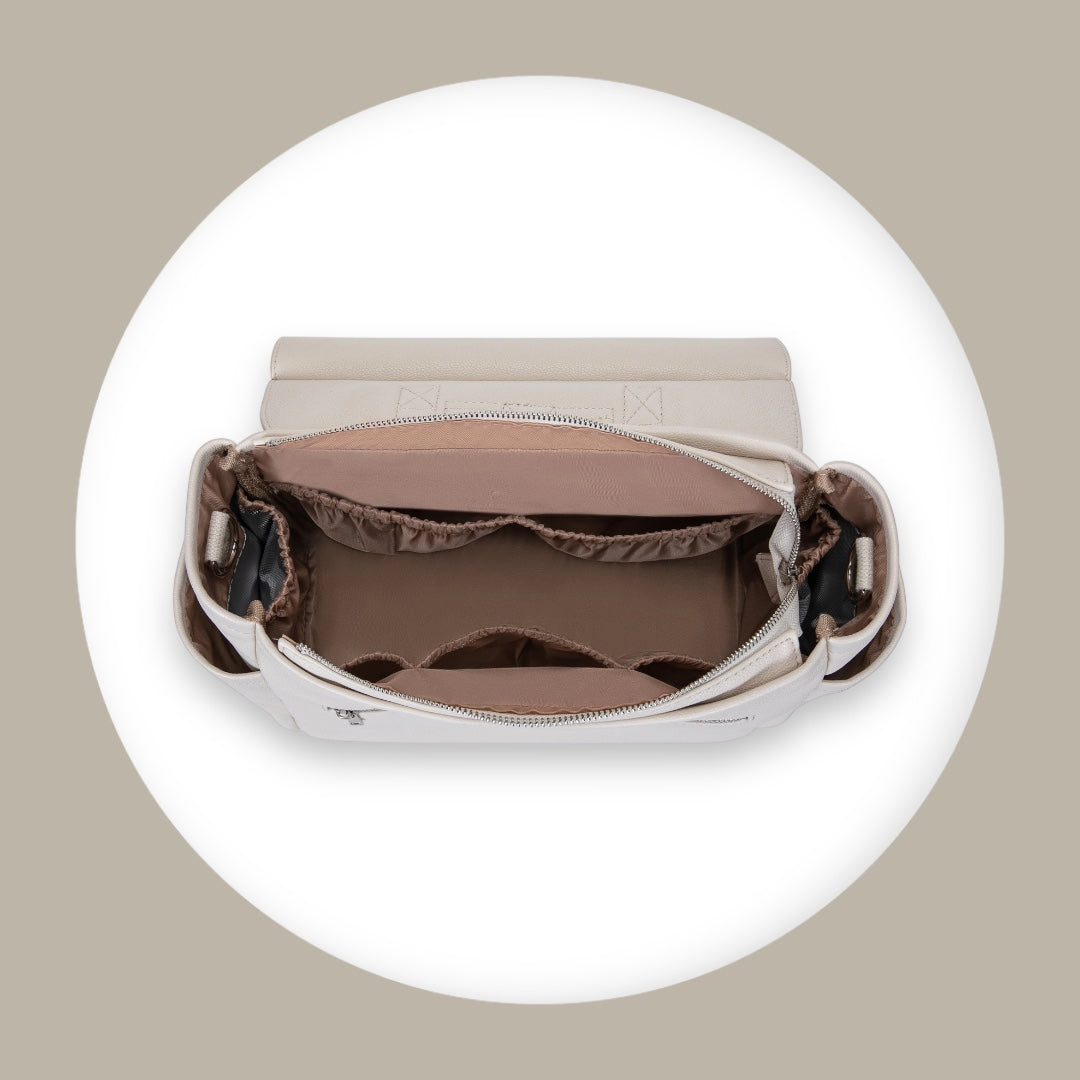 Wickeltaschenset - Beige