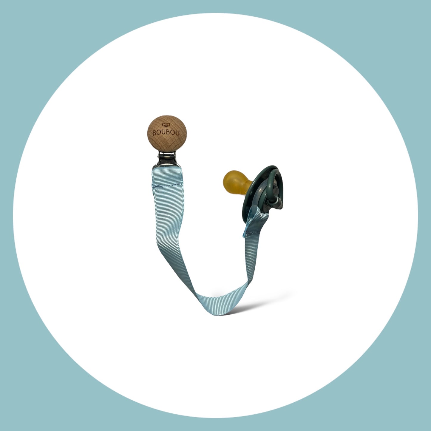 Schnullerkette - Hellblau