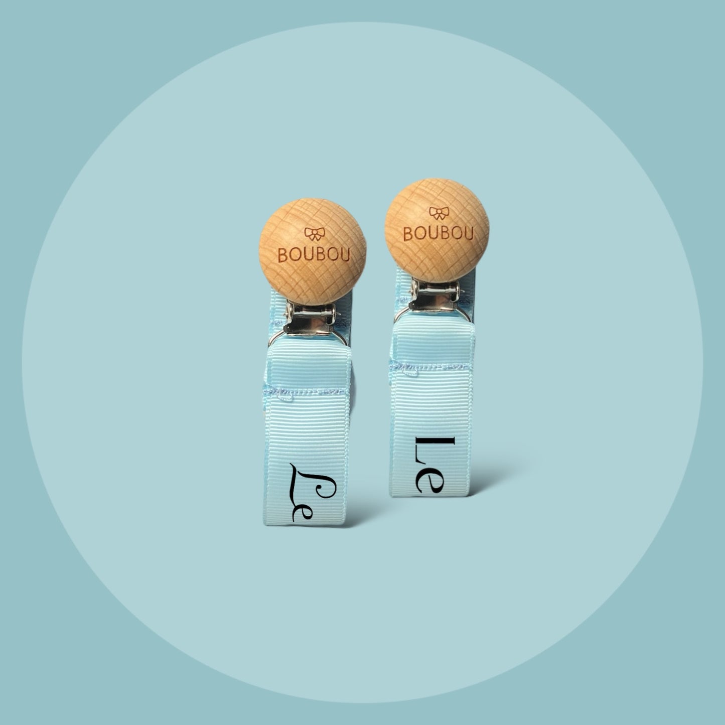 Schnullerkette - Hellblau