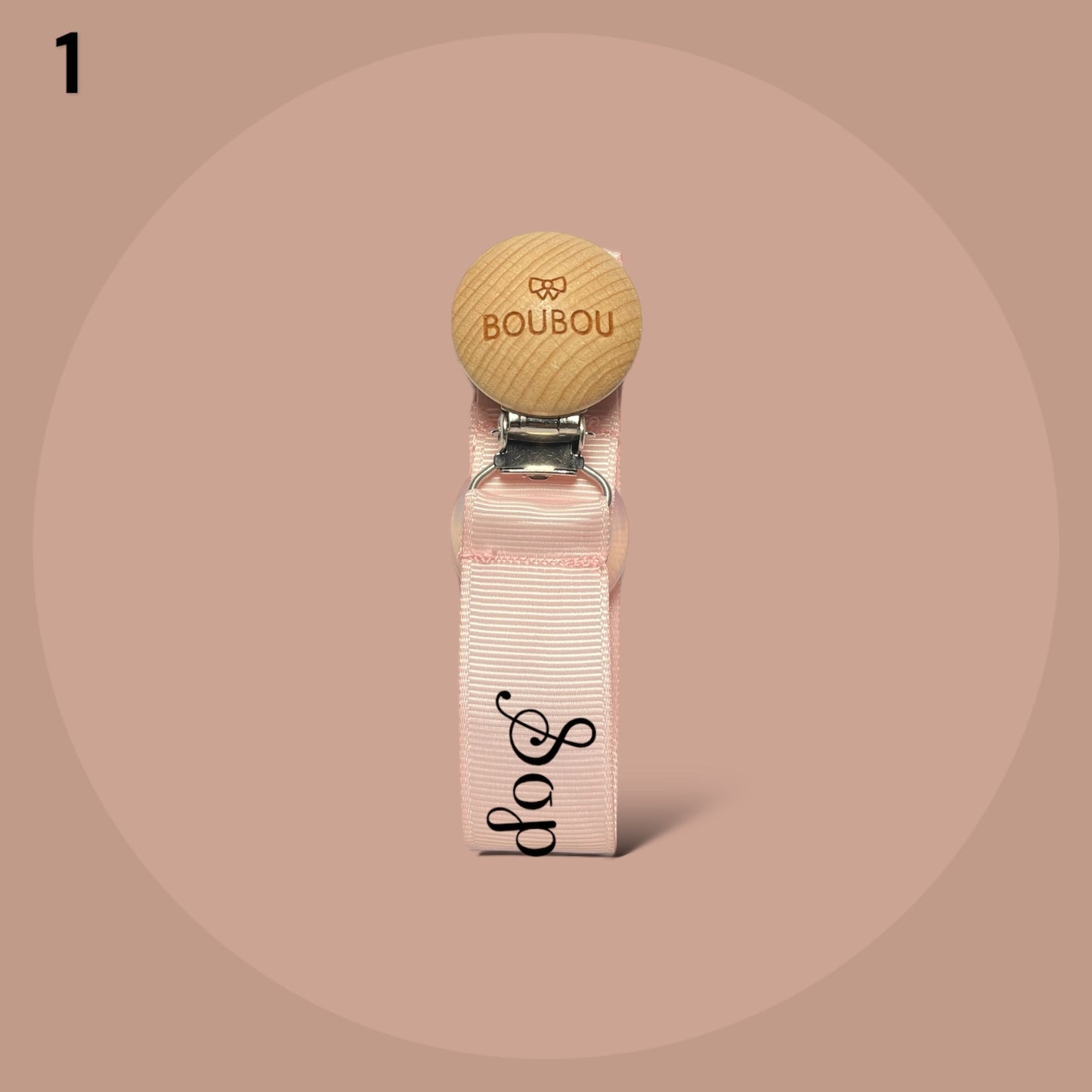 Schnullerkette - Rosa