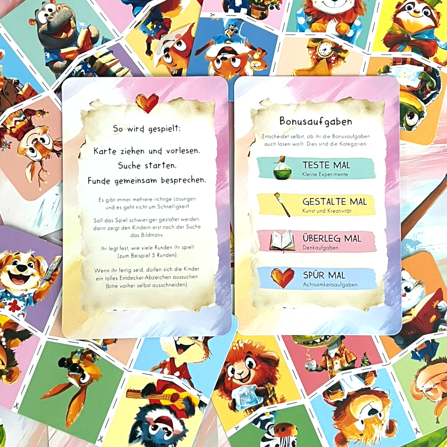 Entdeckerkarten - zu Hause