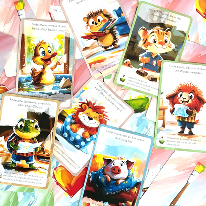 Entdeckerkarten - zu Hause