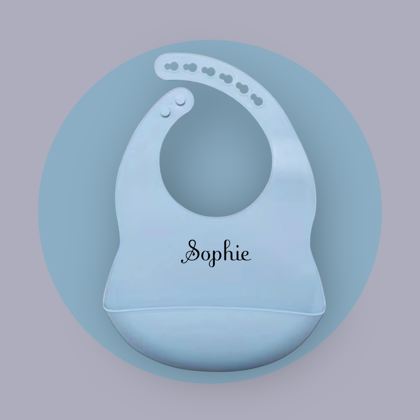 Auffanglätzchen - Puderblau