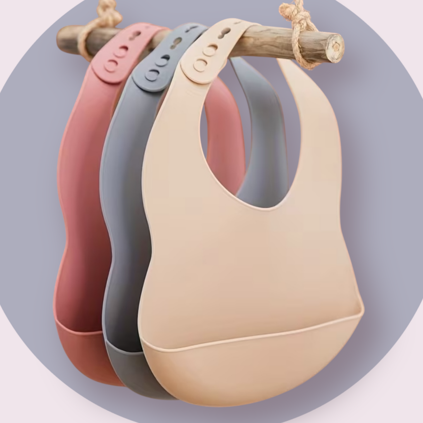 Auffanglätzchen - Puderblau