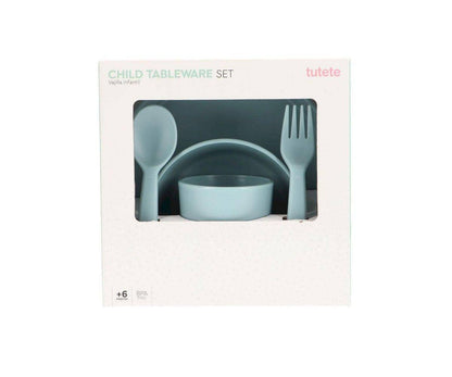 Kindergeschirr Set in Hellblau