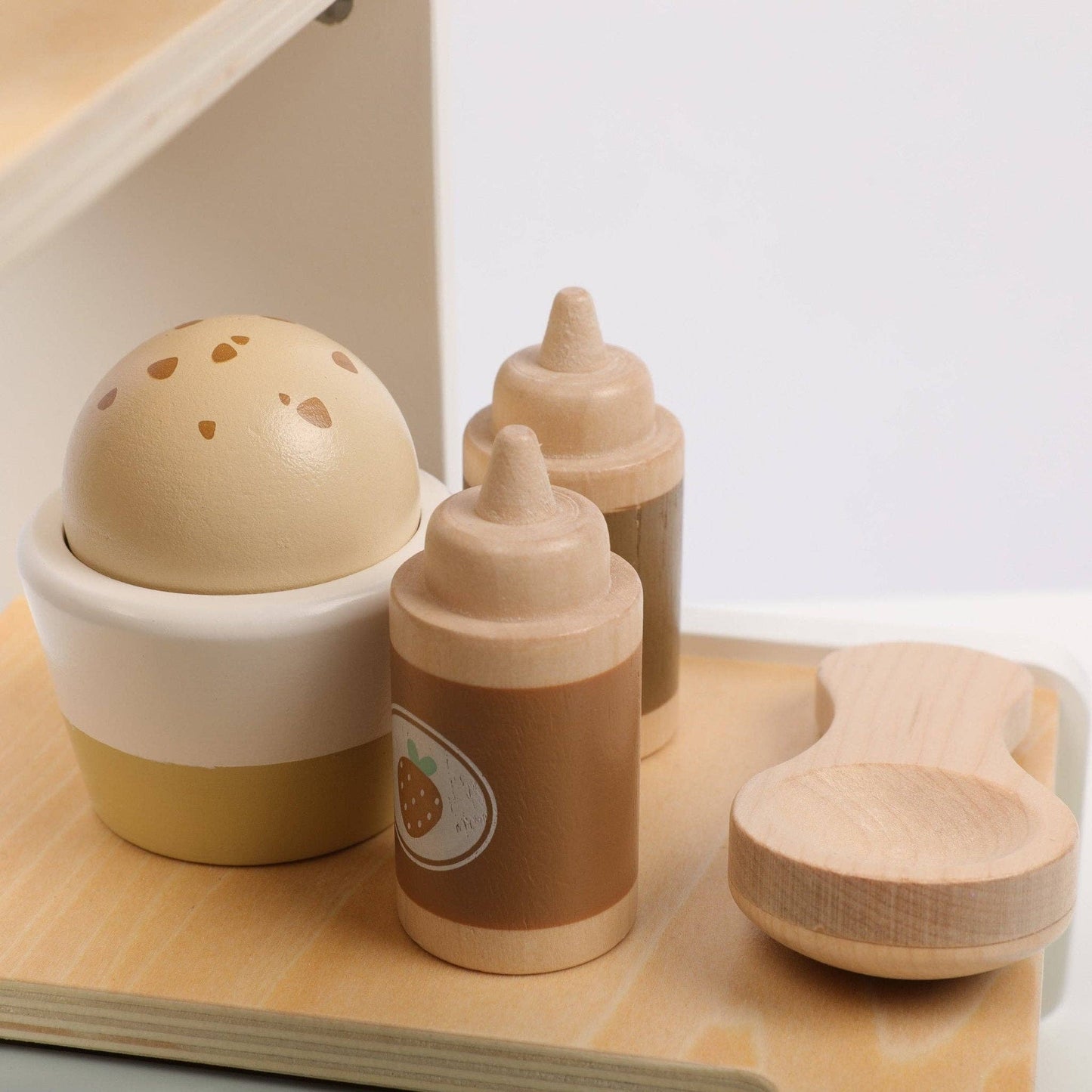 Montessori - Eiscreme Laden Set