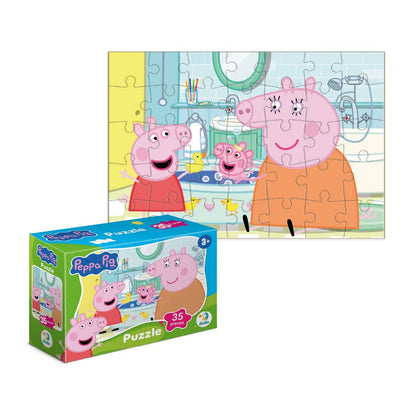 Puzzle 35 Teile - Peppa Pig Badespaß