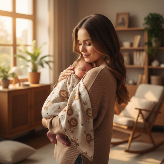 Großes Still- & Spucktuch "Little Lion"