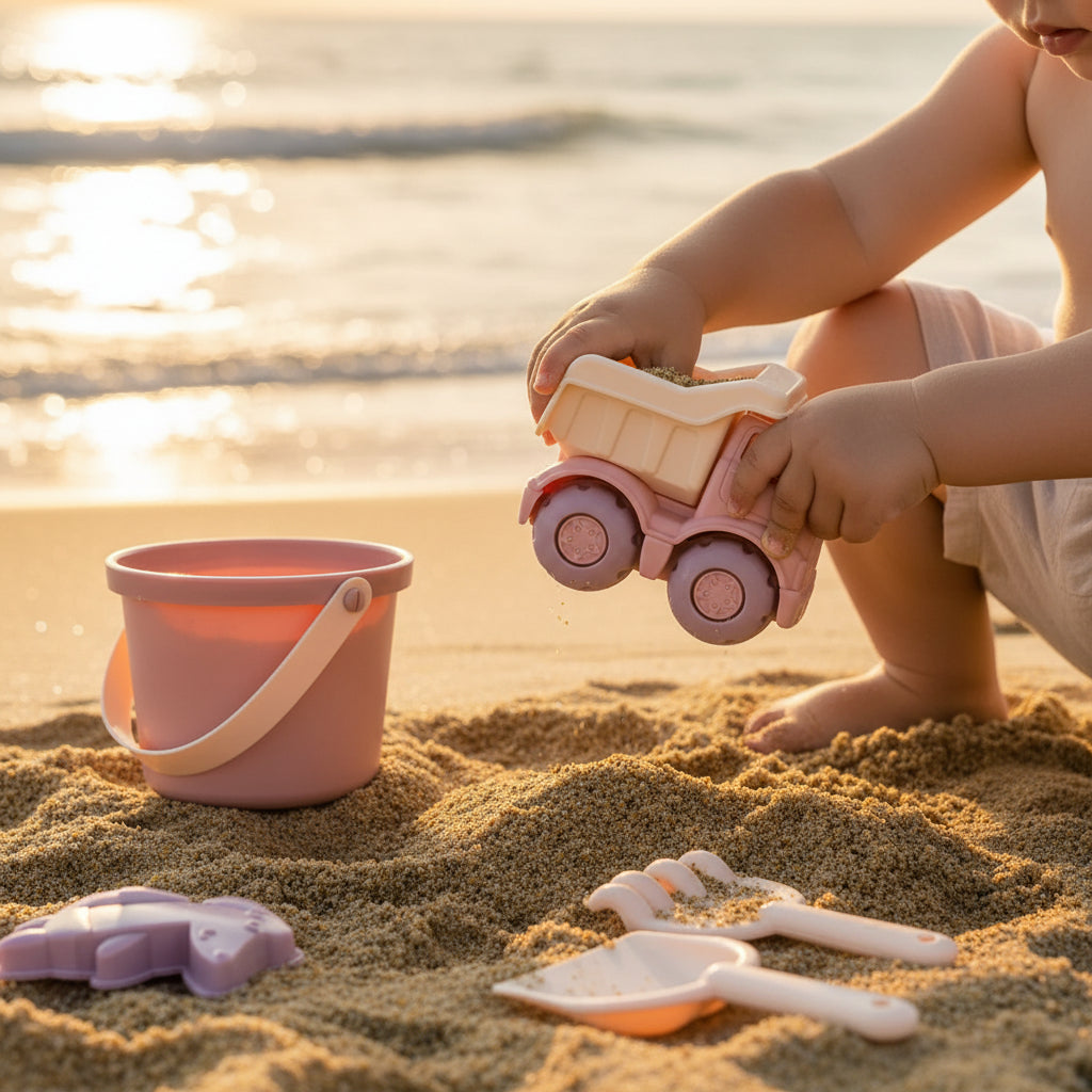 Strandspielzeug-Set Old Rose