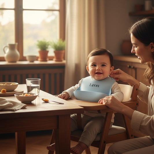 Auffanglätzchen - Puderblau