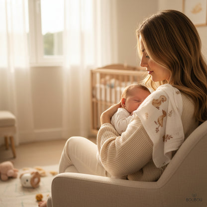 Großes Still- & Spucktuch "Little Duck"