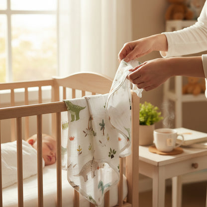 Set 3 Spucktücher "Welcome Little Baby"