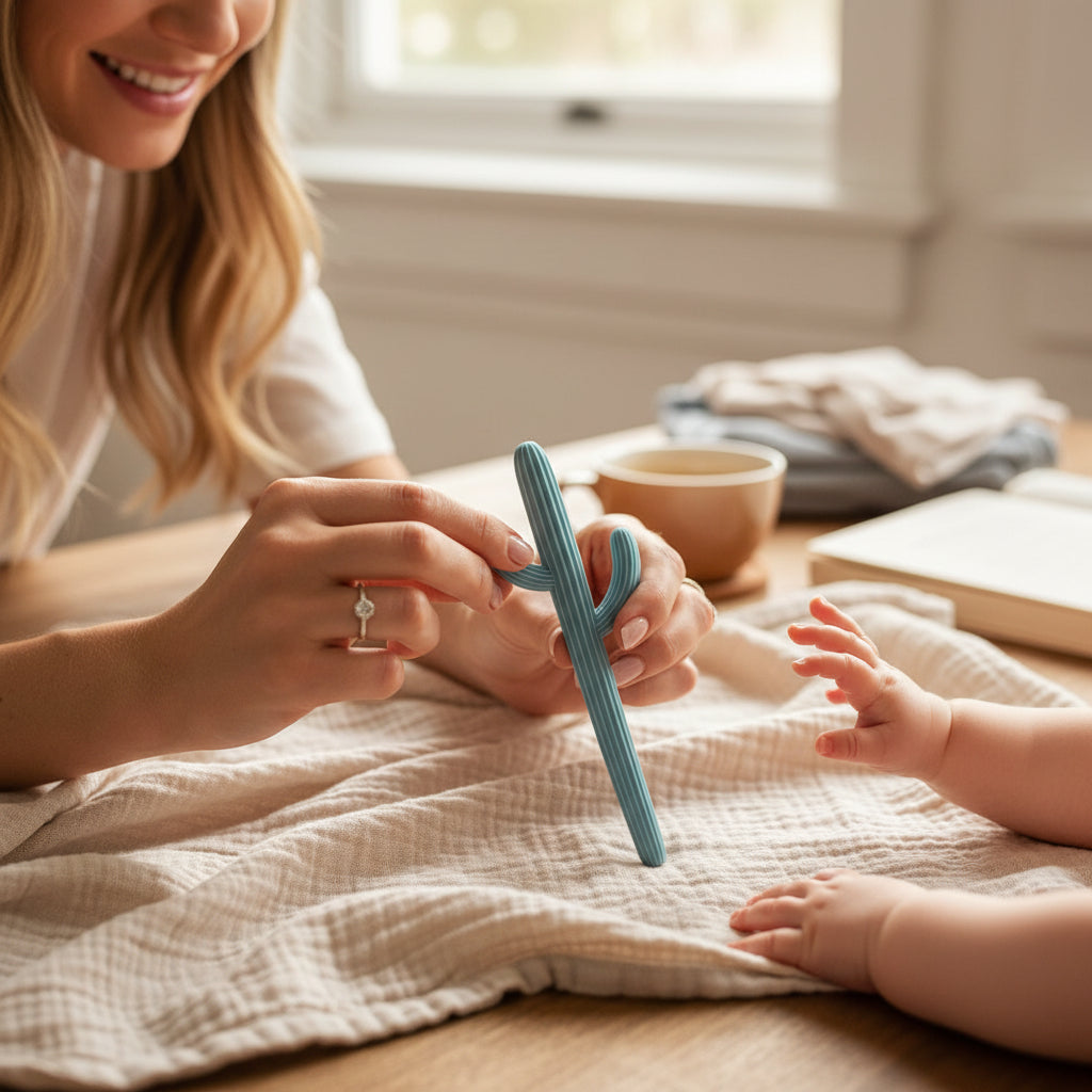 Kaktus Beißring - Petrol