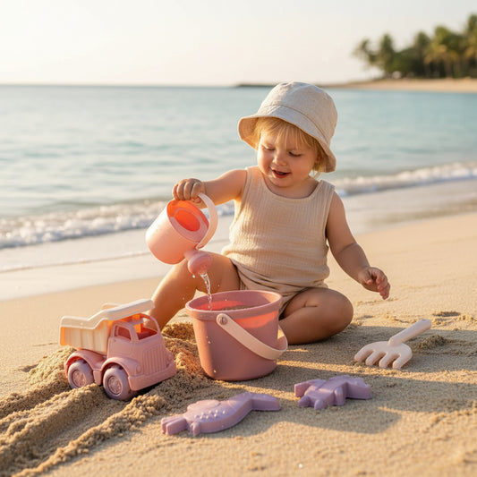 Strandspielzeug-Set Old Rose